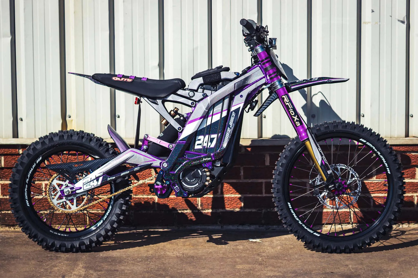 RFLOXA FRONT FORK HAWK31 PRO For Sur Ron & Talaria Sting PURPLE