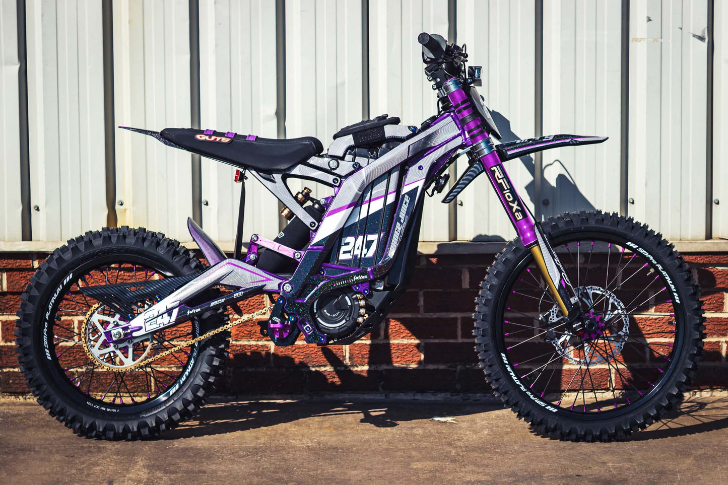 RFLOXA FRONT FORK HAWK31 PRO For Sur Ron & Talaria Sting PURPLE
